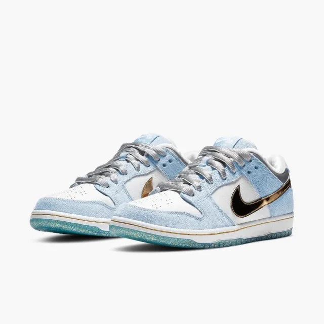 Nike dunk low SB ''Clean silver''