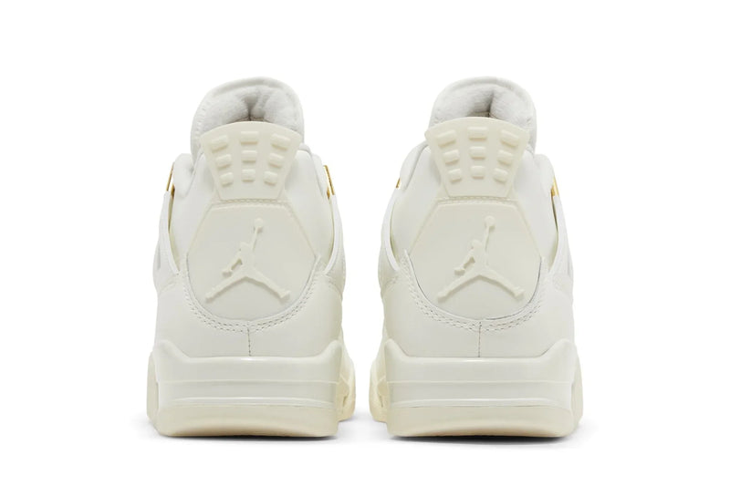 Air Jordan 4 Retro Metallic Gold Branco